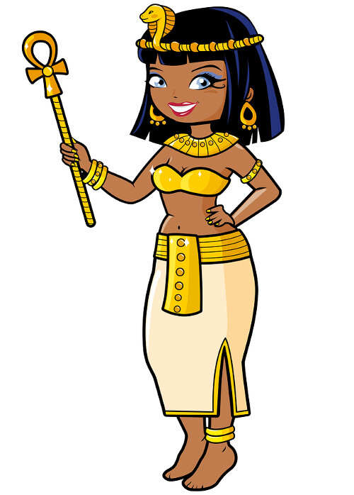 Reina de Egipto. Biografía en cuento para niños de la gran Cleopatra